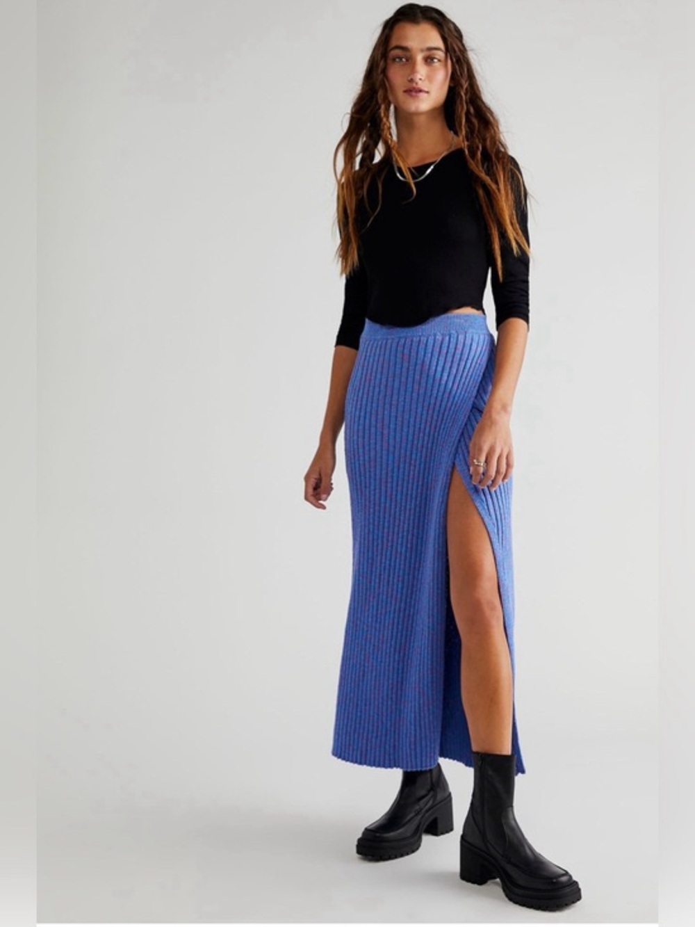 Free People Better Days Midi Skirt small